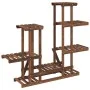 Soporte para flores madera maciza abeto 95x25x96 cm de vidaXL, Soportes para macetas - Ref: Foro24-362861, Precio: 53,87 €, D...