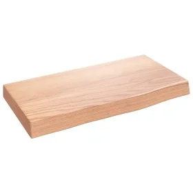 Light brown treated oak wood wall shelf 40x20x4cm by vidaXL, Shelves and shelves - Ref: Foro24-363624, Price: 29,98 €, Discou...