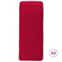 Beach towels 2 units burgundy fabric 400 g/m² 60x135 cm by vidaXL, Beach towels - Ref: Foro24-362675, Price: 21,49 €, Discoun...