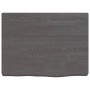 Estante pared madera roble tratada marrón oscuro 40x30x(2-4) cm by vidaXL, Shelves and shelves - Ref: Foro24-363747, Price: 2...