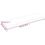Massives Eichenholz-Wandregal unbehandelt 100x30x(2-4) cm von vidaXL, Regale und Regale - Ref: Foro24-363561, Preis: 67,30 €,...