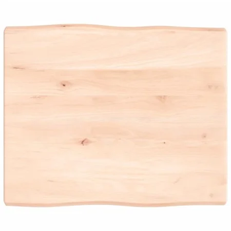 Tablero de mesa madera maciza borde natural 60x50x(2-4) cm de vidaXL, Tableros para mesas - Ref: Foro24-363867, Precio: 49,30...