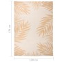 Leaf printed flat woven outdoor rug 140x200 cm by vidaXL, Rugs - Ref: Foro24-340858, Price: 36,14 €, Discount: %
