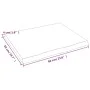 Tablero de mesa madera maciza borde natural 60x50x(2-4) cm de vidaXL, Tableros para mesas - Ref: Foro24-363867, Precio: 49,30...