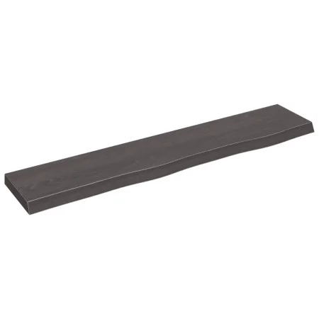 Estante de pared madera roble tratada marrón oscuro 100x20x4 cm by vidaXL, Shelves and shelves - Ref: Foro24-363798, Price: 3...