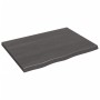Wandregal aus dunkelbraun behandeltem Eichenholz, 80x60x(2-4) cm von vidaXL, Regale und Regale - Ref: Foro24-363792, Preis: 3...