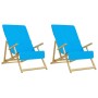 Toallas de playa 2 uds tela turquesa 400 g/m² 60x135 cm de vidaXL, Toallas de playa - Ref: Foro24-362679, Precio: 19,25 €, De...