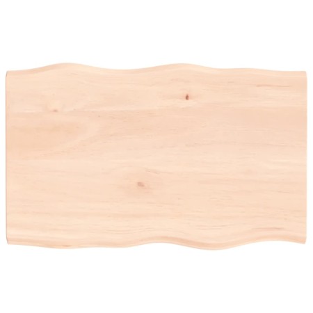 Solid oak wood table top with natural edge 80x50x2 cm by vidaXL, Table tops - Ref: Foro24-363875, Price: 49,99 €, Discount: %