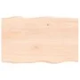 Tablero de mesa madera maciza roble borde natural 80x50x2 cm de vidaXL, Tableros para mesas - Ref: Foro24-363875, Precio: 49,...