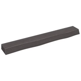 Wandregal aus dunkelbraun behandeltem Eichenholz, 80 x 10 x 6 cm von vidaXL, Regale und Regale - Ref: Foro24-363778, Preis: 3...