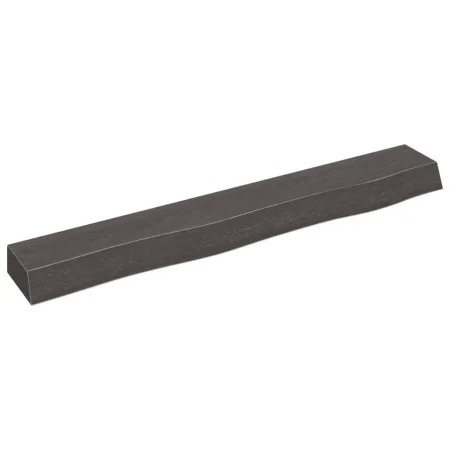 Dark brown treated oak wood wall shelf 80x10x6 cm by vidaXL, Shelves and shelves - Ref: Foro24-363778, Price: 37,41 €, Discou...