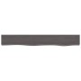 Dark brown treated oak wood wall shelf 80x10x6 cm by vidaXL, Shelves and shelves - Ref: Foro24-363778, Price: 37,96 €, Discou...