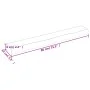 Dark brown treated oak wood wall shelf 80x10x6 cm by vidaXL, Shelves and shelves - Ref: Foro24-363778, Price: 37,41 €, Discou...