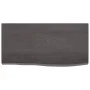Dark brown treated oak wood wall shelf 60x30x2 cm by vidaXL, Shelves and shelves - Ref: Foro24-363764, Price: 37,03 €, Discou...