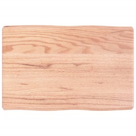 Treated wood table top with natural brown edge 60x40x(2-6) cm by vidaXL, Table tops - Ref: Foro24-363931, Price: 37,72 €, Dis...