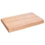 Treated wood table top with natural brown edge 60x40x(2-6) cm by vidaXL, Table tops - Ref: Foro24-363931, Price: 37,35 €, Dis...
