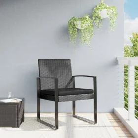 Garten-Esszimmerstühle 2 Stk. PP dunkelgrau Rattan-Optik von vidaXL, Gartenstühle - Ref: Foro24-360205, Preis: 93,06 €, Rabat...