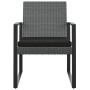 Garten-Esszimmerstühle 2 Stk. PP dunkelgrau Rattan-Optik von vidaXL, Gartenstühle - Ref: Foro24-360205, Preis: 94,13 €, Rabat...