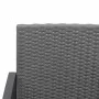 Garten-Esszimmerstühle 2 Stk. PP dunkelgrau Rattan-Optik von vidaXL, Gartenstühle - Ref: Foro24-360205, Preis: 93,06 €, Rabat...