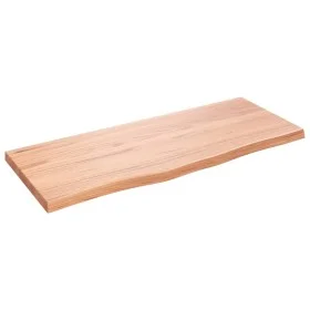 Wandregal aus behandeltem Eichenholz hellbraun 100x40x(2-4) cm von vidaXL, Regale und Regale - Ref: Foro24-363684, Preis: 83,...