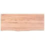Estante pared madera roble tratada marrón claro 100x40x(2-4) cm de vidaXL, Estantes y estanterías - Ref: Foro24-363684, Preci...