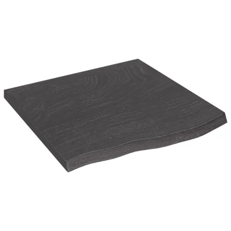 Wall shelf made of dark brown treated oak wood, 60x60x(2-4) cm by vidaXL, Shelves and shelves - Ref: Foro24-363774, Price: 39...