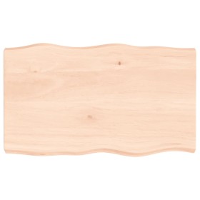 Solid wood table top natural edge 100x60x(2-6) cm by vidaXL, Table tops - Ref: Foro24-363889, Price: 71,49 €, Discount: %