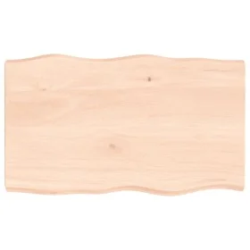 Solid wood table top natural edge 100x60x(2-6) cm by vidaXL, Table tops - Ref: Foro24-363889, Price: 70,79 €, Discount: %