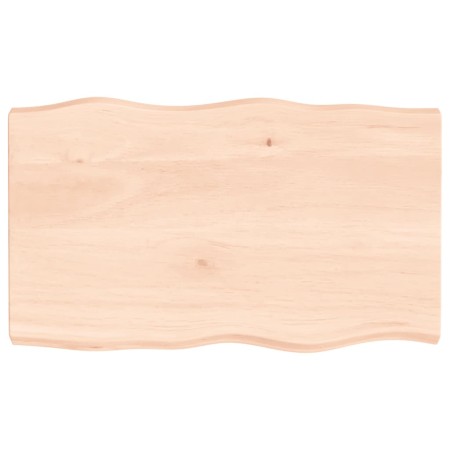 Solid wood table top natural edge 100x60x(2-6) cm by vidaXL, Table tops - Ref: Foro24-363889, Price: 71,49 €, Discount: %
