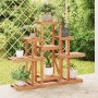 Soporte para flores madera maciza abeto 110x25x96 cm de vidaXL, Soportes para macetas - Ref: Foro24-362850, Precio: 46,61 €, ...