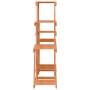 Soporte para flores madera maciza abeto 110x25x96 cm de vidaXL, Soportes para macetas - Ref: Foro24-362850, Precio: 46,61 €, ...