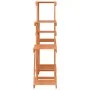 Soporte para flores madera maciza abeto 110x25x96 cm de vidaXL, Soportes para macetas - Ref: Foro24-362850, Precio: 52,45 €, ...