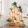 Blumenständer mit Rädern aus massivem Tannenholz 110x25x101 cm von vidaXL, Topfständer - Ref: Foro24-362852, Preis: 53,43 €, ...