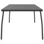 Mesa de jardín malla de acero gris antracita 200x100x72 cm de vidaXL, Mesas de jardín - Ref: Foro24-362735, Precio: 185,12 €,...