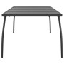 Mesa de jardín malla de acero gris antracita 200x100x72 cm de vidaXL, Mesas de jardín - Ref: Foro24-362735, Precio: 193,55 €,...