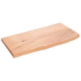 Light brown treated oak wood wall shelf 60x30x2cm by vidaXL, Shelves and shelves - Ref: Foro24-363644, Price: 37,11 €, Discou...