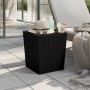 Mesa de jardín con tapa extraíble polipropileno negro de vidaXL, Mesas de jardín - Ref: Foro24-364152, Precio: 73,18 €