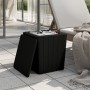 Mesa de jardín con tapa extraíble polipropileno negro de vidaXL, Mesas de jardín - Ref: Foro24-364152, Precio: 73,18 €
