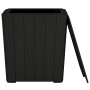 Mesa de jardín con tapa extraíble polipropileno negro de vidaXL, Mesas de jardín - Ref: Foro24-364152, Precio: 73,18 €