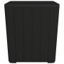 Mesa de jardín con tapa extraíble polipropileno negro de vidaXL, Mesas de jardín - Ref: Foro24-364152, Precio: 73,18 €