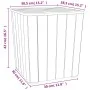 Garden table with removable black polypropylene top by vidaXL, Garden tables - Ref: Foro24-364152, Price: 67,76 €, Discount: %