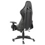 Silla gaming giratoria PVC blanco