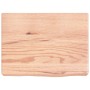Wandregal aus hellbraun behandeltem Eichenholz, 40x30x(2-6) cm von vidaXL, Regale und Regale - Ref: Foro24-363628, Preis: 42,...