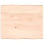 Massivholztischplatte mit Naturkante 60x50x(2-6) cm von vidaXL, Tischplatten - Ref: Foro24-363868, Preis: 58,29 €, Rabatt: %