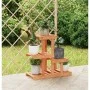 Blumenständer aus massivem Tannenholz, 58 x 25 x 51 cm von vidaXL, Topfständer - Ref: Foro24-362870, Preis: 31,65 €, Rabatt: %