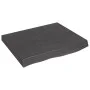 Wandregal aus dunkelbraun behandeltem Eichenholz, 60x50x(2-6) cm von vidaXL, Regale und Regale - Ref: Foro24-363772, Preis: 4...