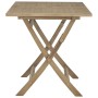 Folding garden table solid teak wood 120x70x75 cm by vidaXL, Garden tables - Ref: Foro24-362763, Price: 174,06 €, Discount: %