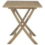 Folding garden table solid teak wood 120x70x75 cm by vidaXL, Garden tables - Ref: Foro24-362763, Price: 171,17 €, Discount: %