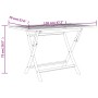 Folding garden table solid teak wood 120x70x75 cm by vidaXL, Garden tables - Ref: Foro24-362763, Price: 174,06 €, Discount: %