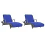 Toallas de playa 2 uds tela azul klein 400 g/m² 75x200 cm de vidaXL, Toallas de playa - Ref: Foro24-362678, Precio: 46,38 €, ...
